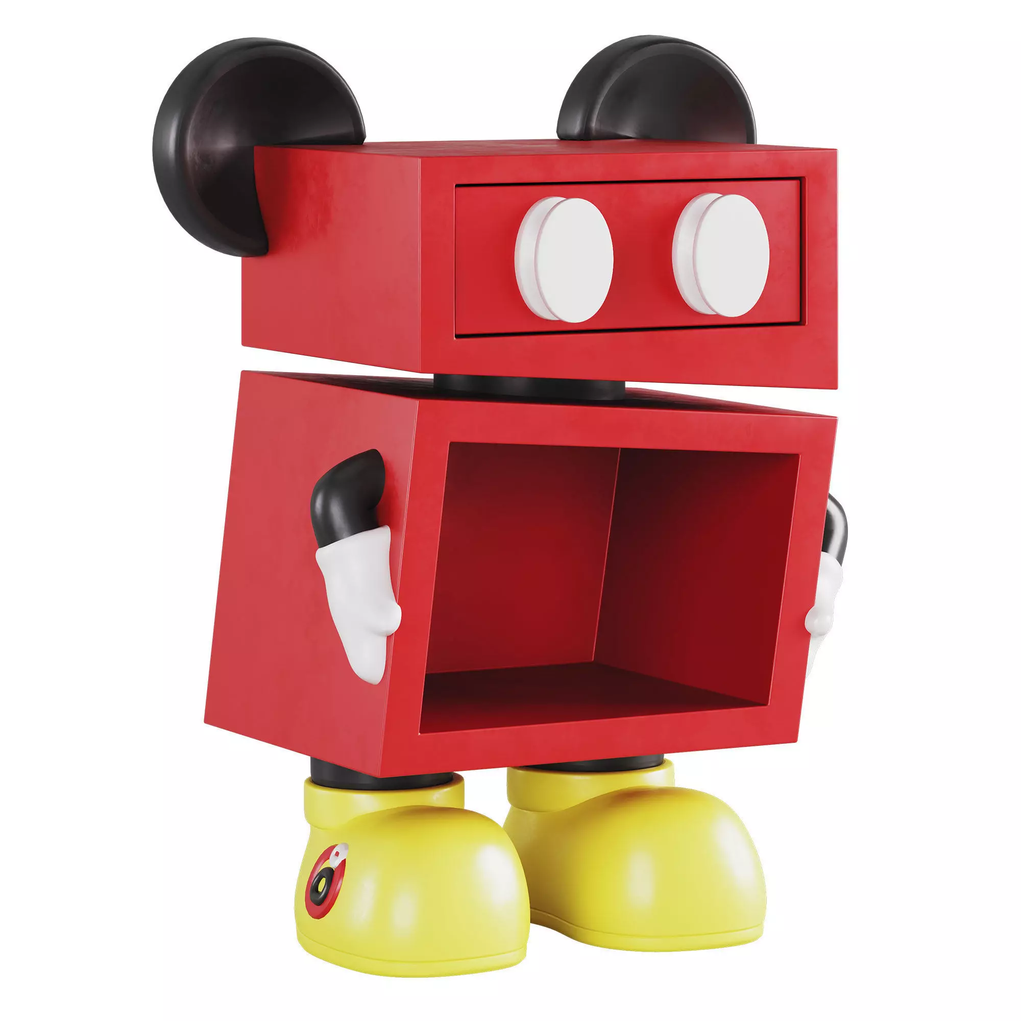 Childrens bedside table Mickey 01 3D model