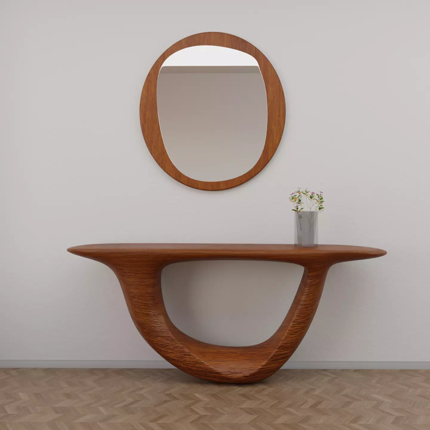 Organic Console Free 3D model