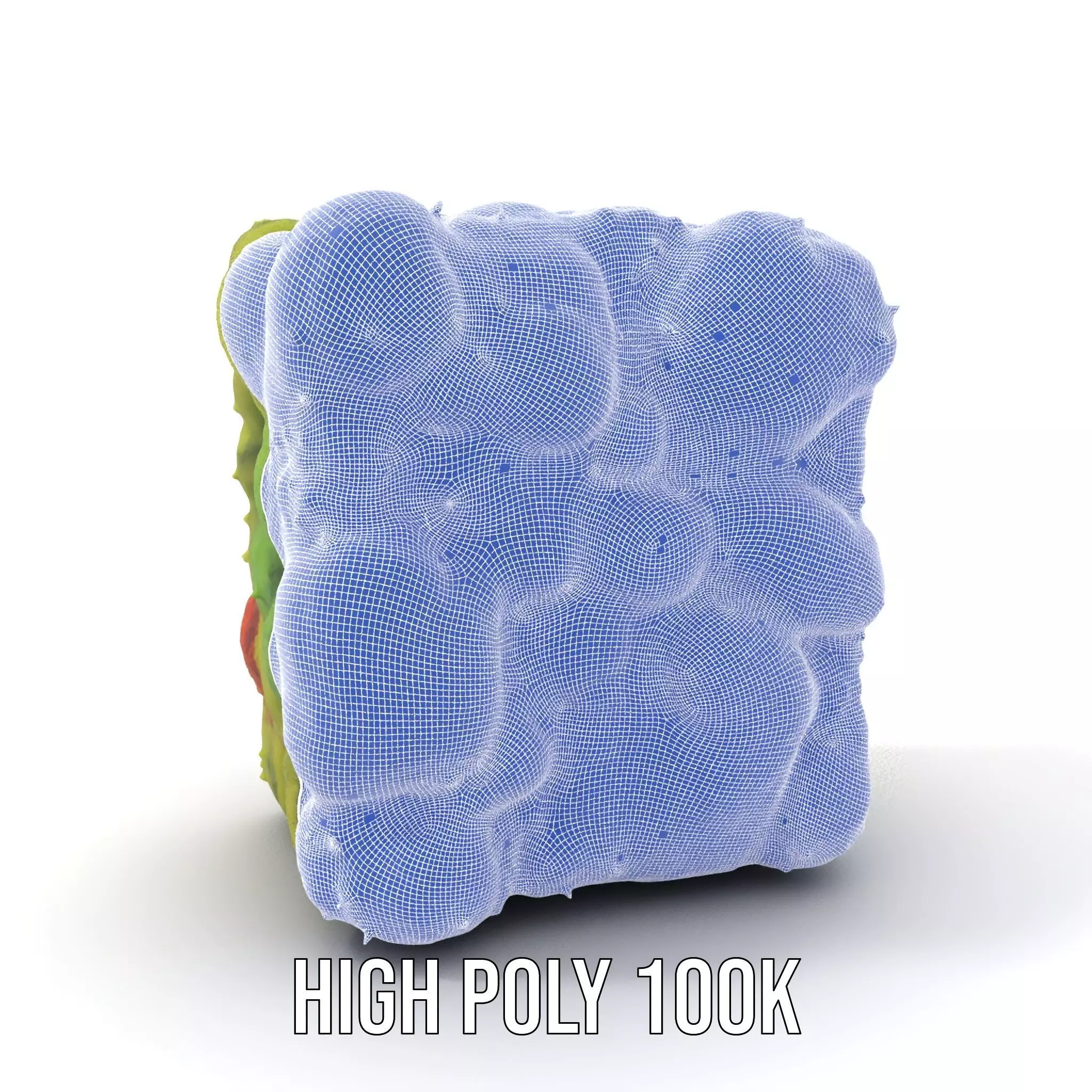 Lush Green Moss model pack Low-poly 3D model_4