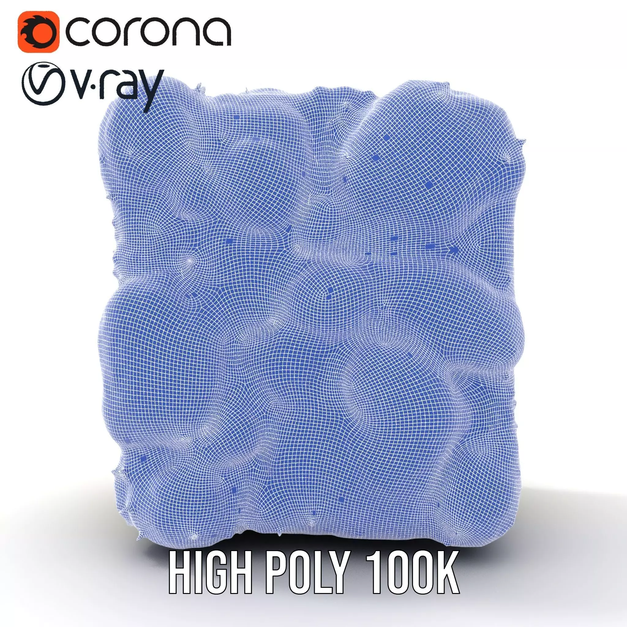 Lush Green Moss model pack Low-poly 3D model_33