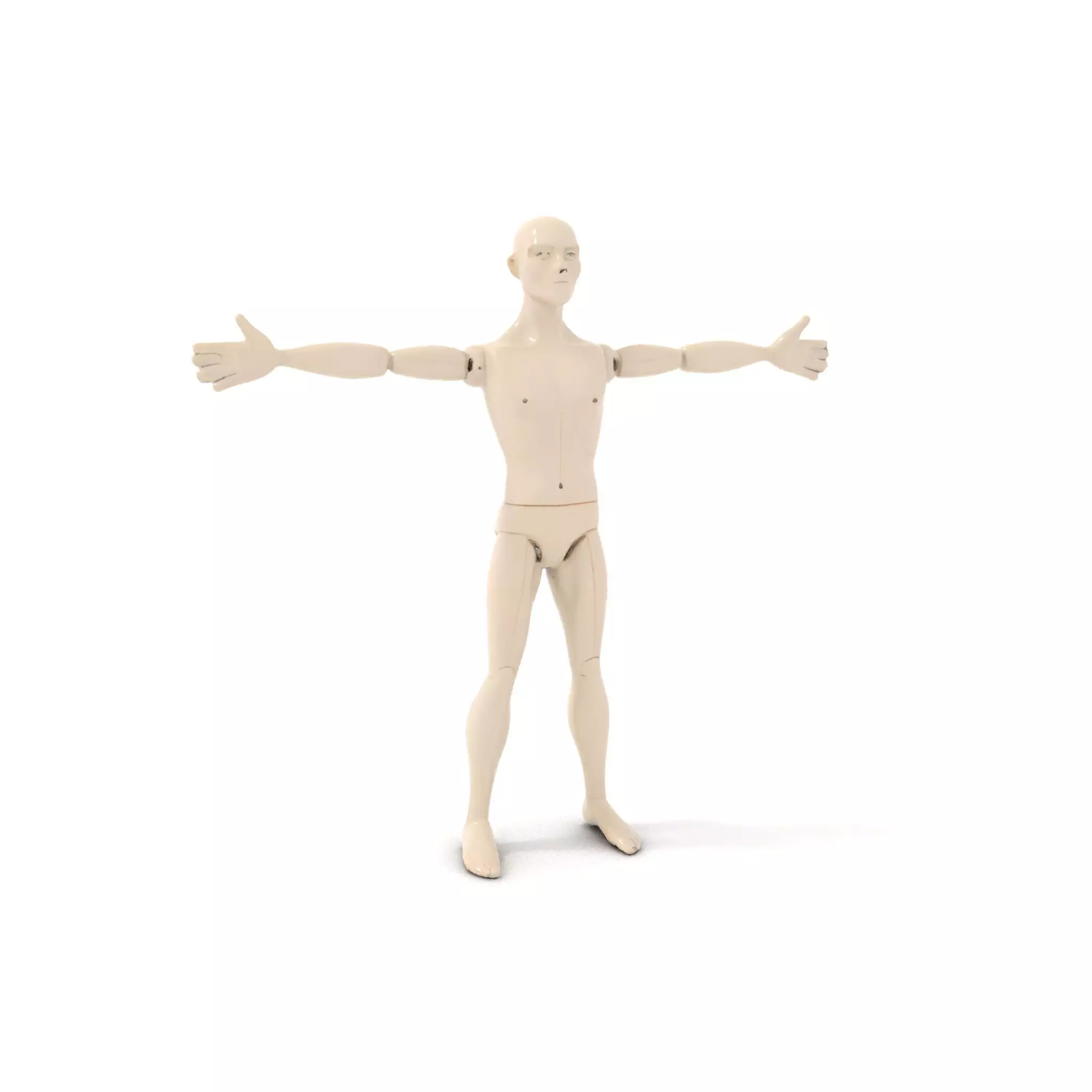 Neutral Pose Mannequin model pack Low-poly 3D model_6