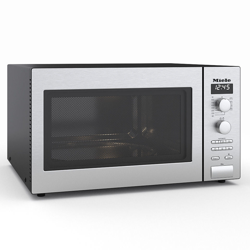 Miele microwave 3D model_1