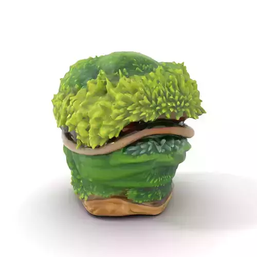 Lush Green Moss model pack Low-poly 3D model