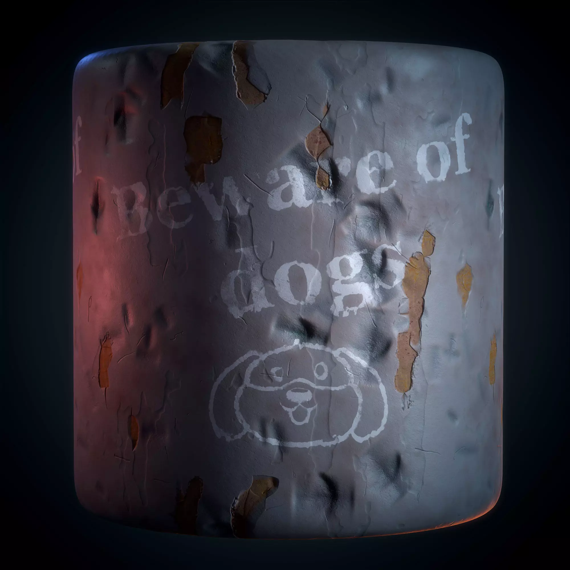 Rusty Metal Sheets - VOL 01 - SBsar - Maps 3D model_12