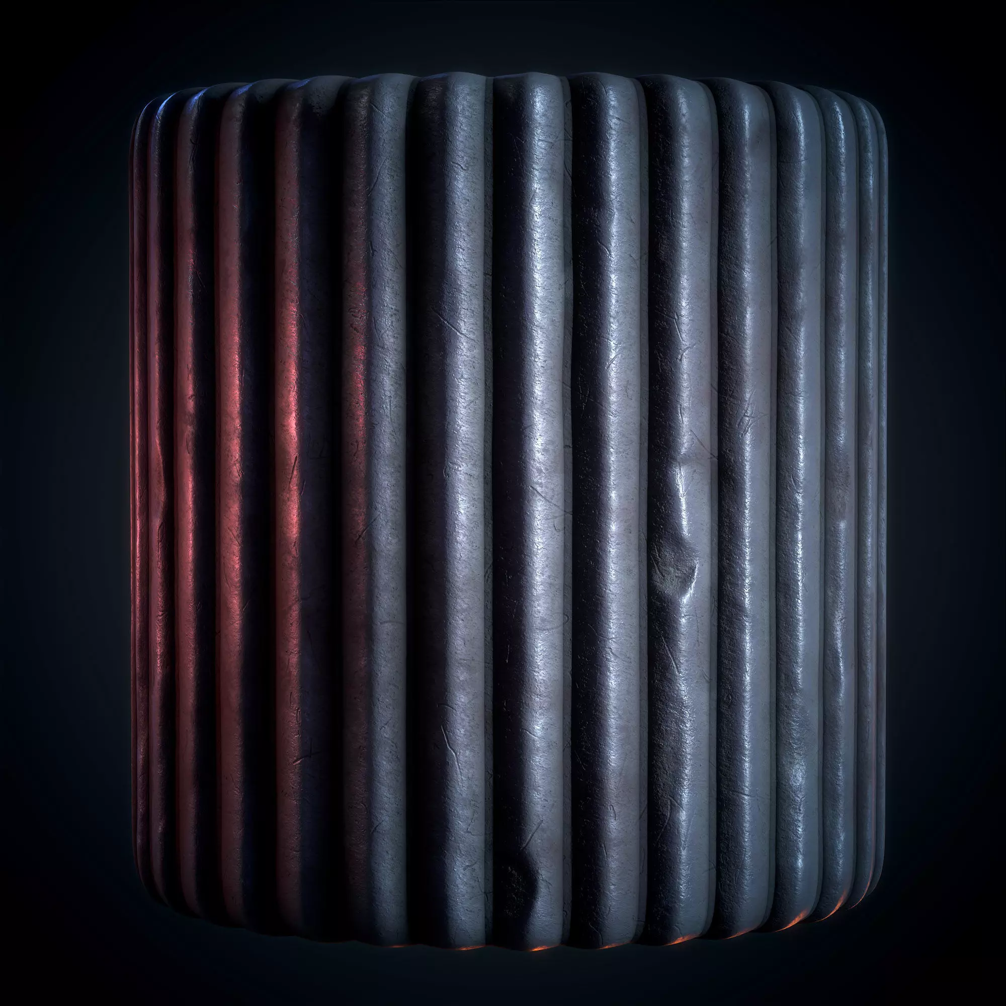 Rusty Metal Sheets - VOL 01 - SBsar - Maps 3D model_0