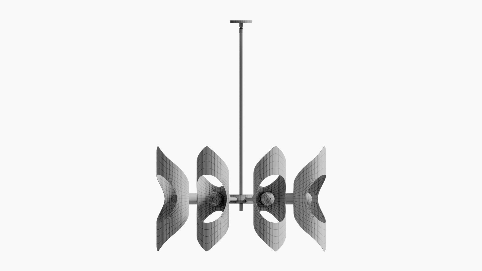 Vickery Chandelier Arteriors 3D model_5