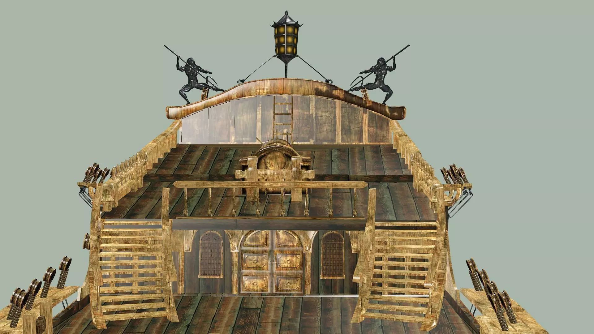 Sailboat Galleon - Game Ready B Low-poly 3D Model Low-poly 3D model_20