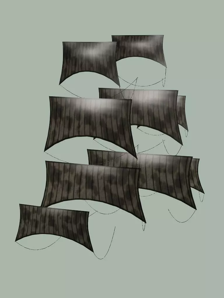 Sailboat Galleon - Game Ready B Low-poly 3D Model Low-poly 3D model_10