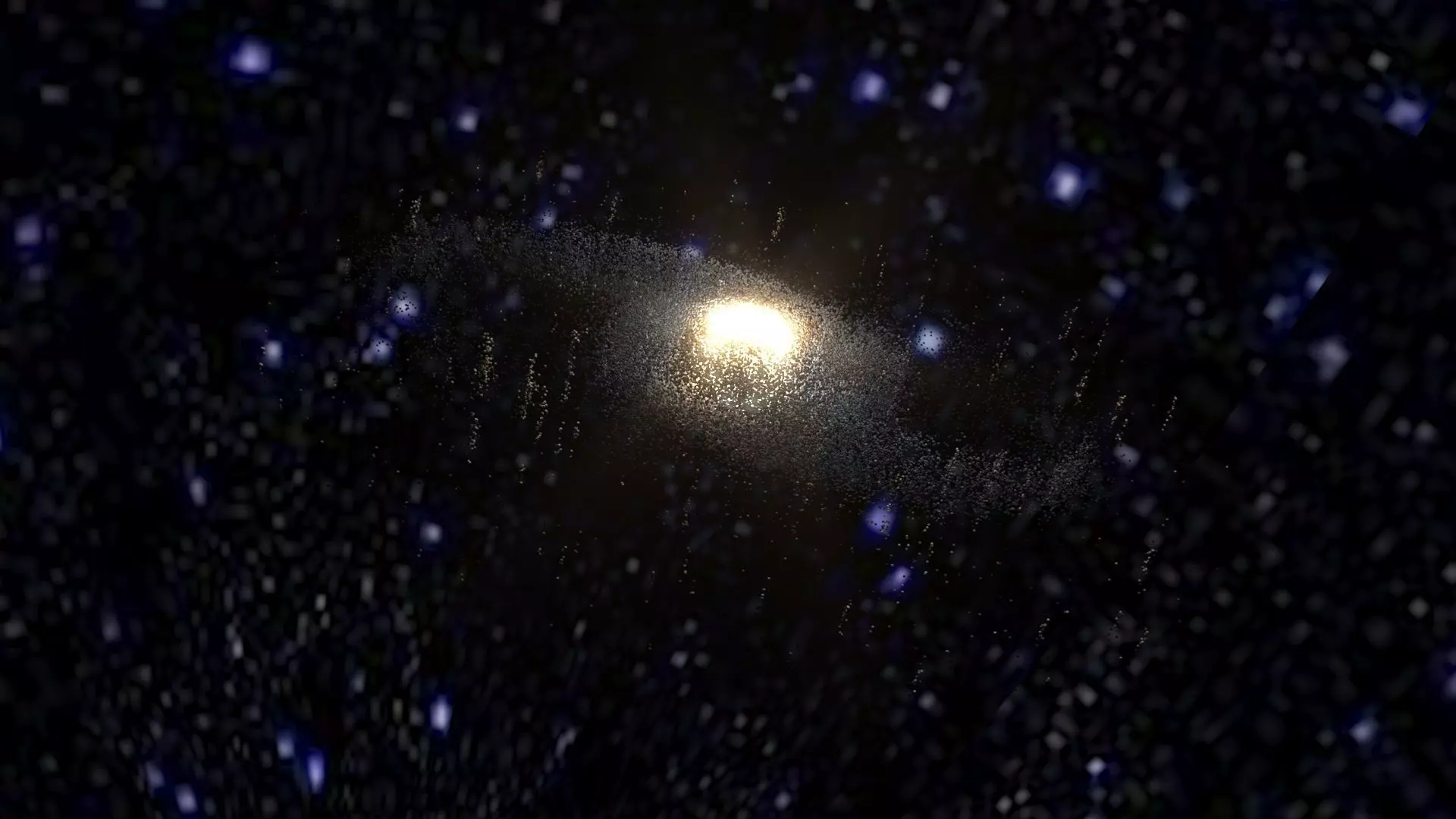 NGC 1365 Barred Spiral Galaxy 3D model_4