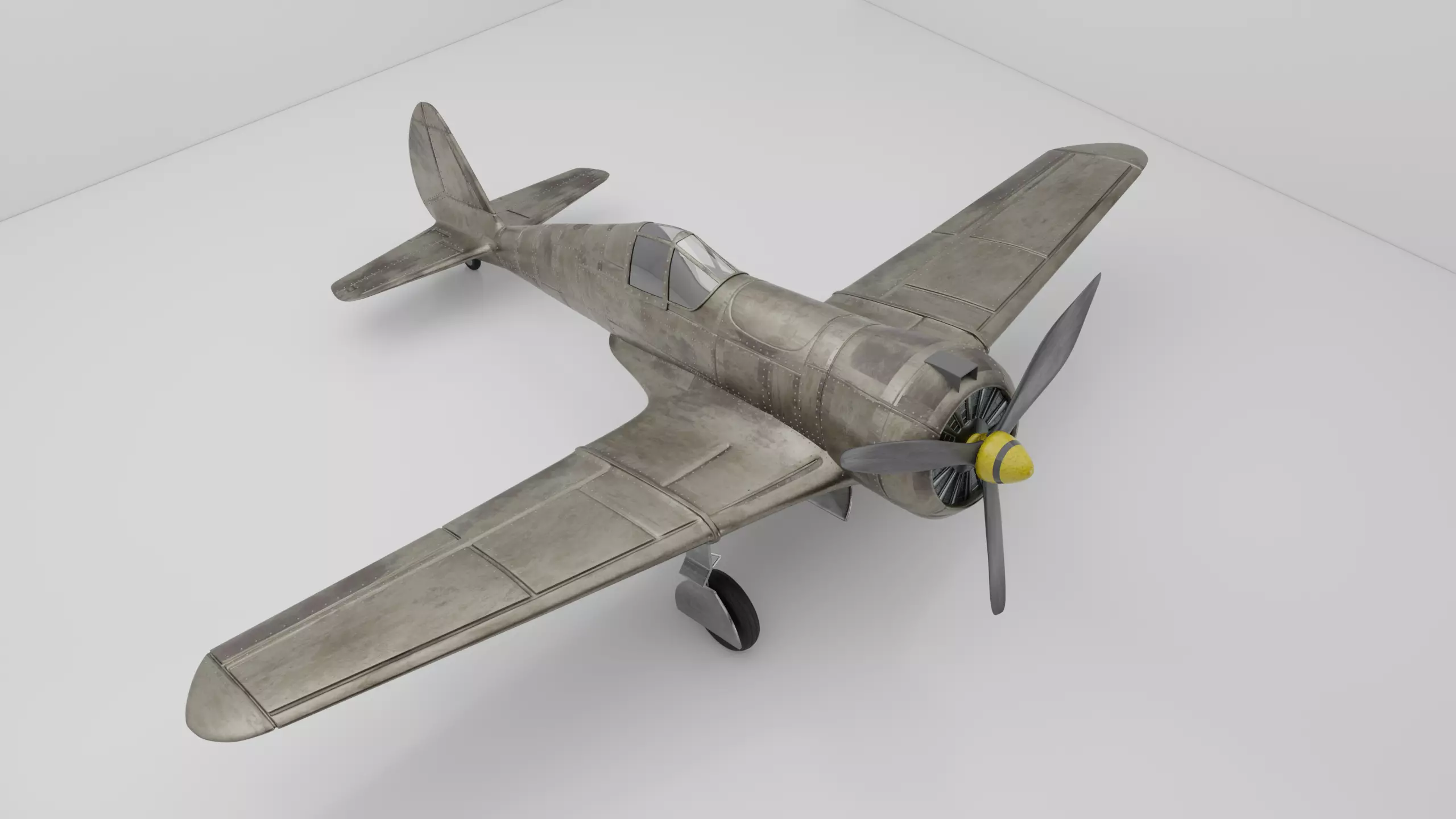 Curtiss Wright 21B 3D model_4