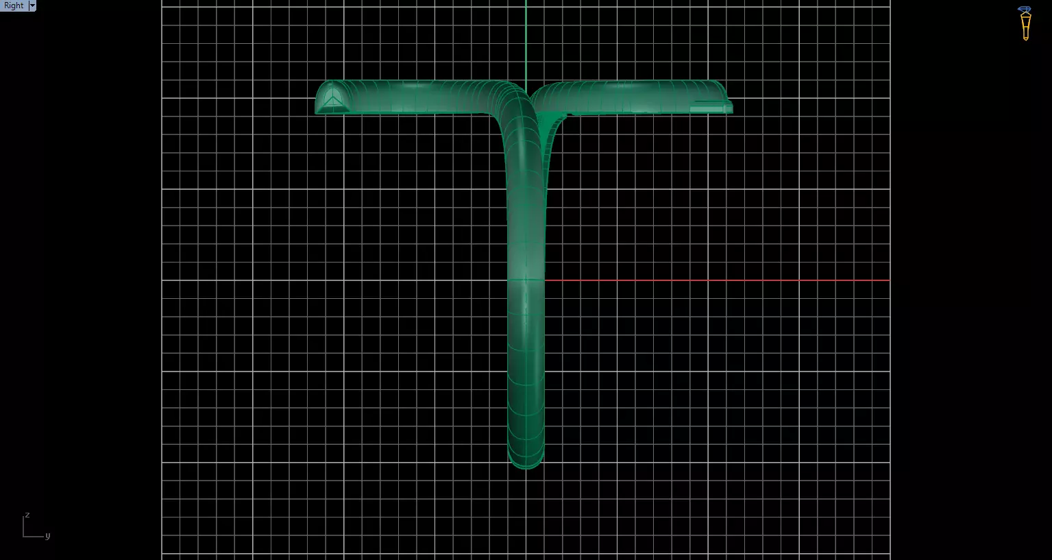 Minimal Abstract Ring 52 3D print model_5