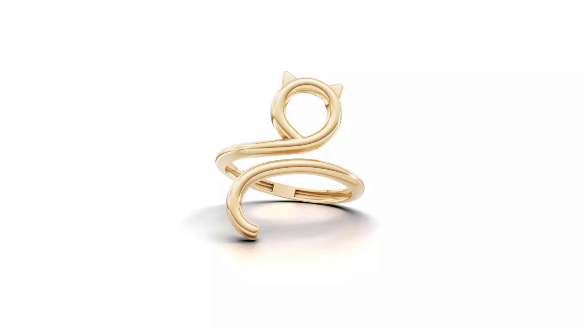 Minimal Abstract Ring 52 3D print model_0