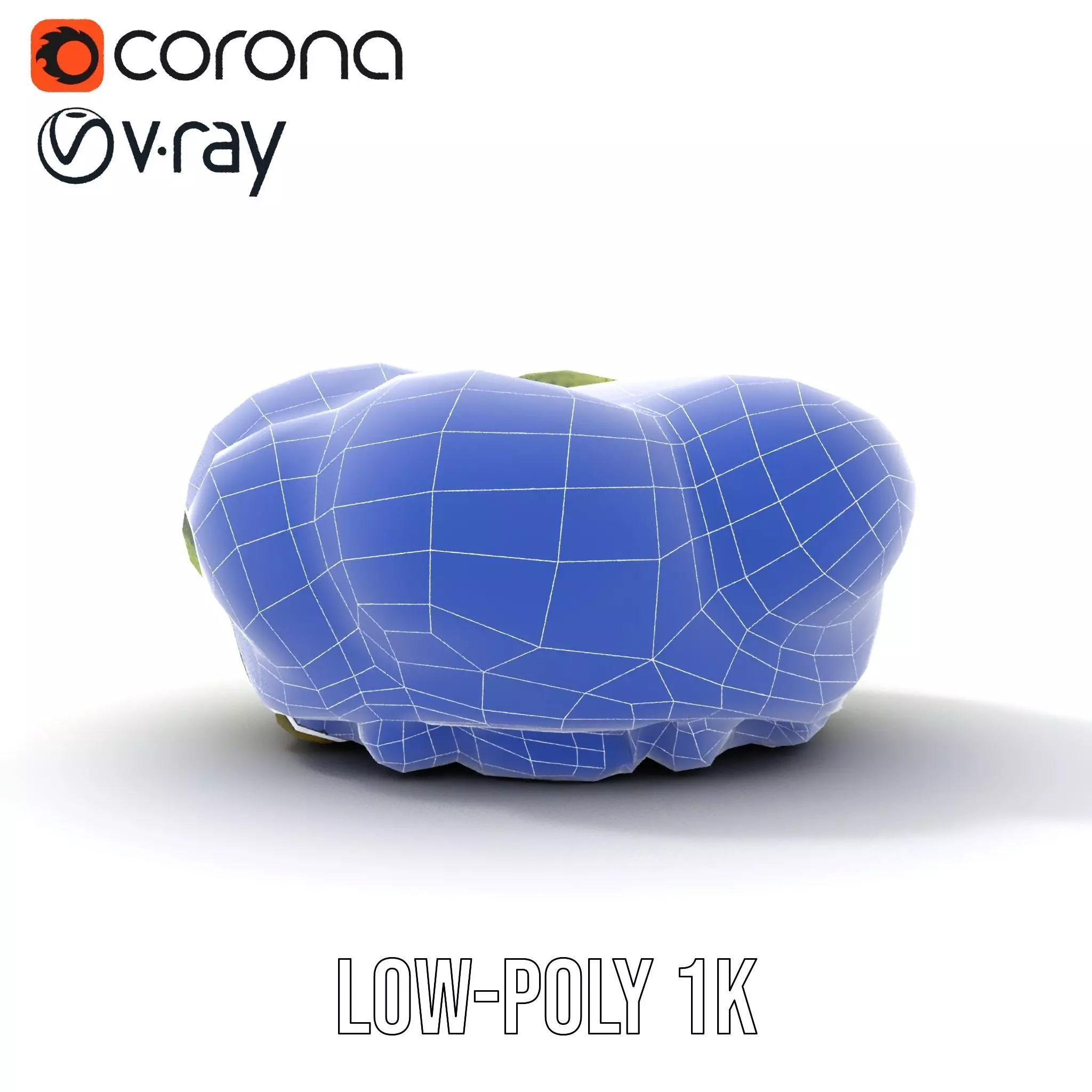 Vibrant Green Moss Clump model pack Low-poly 3D model_14