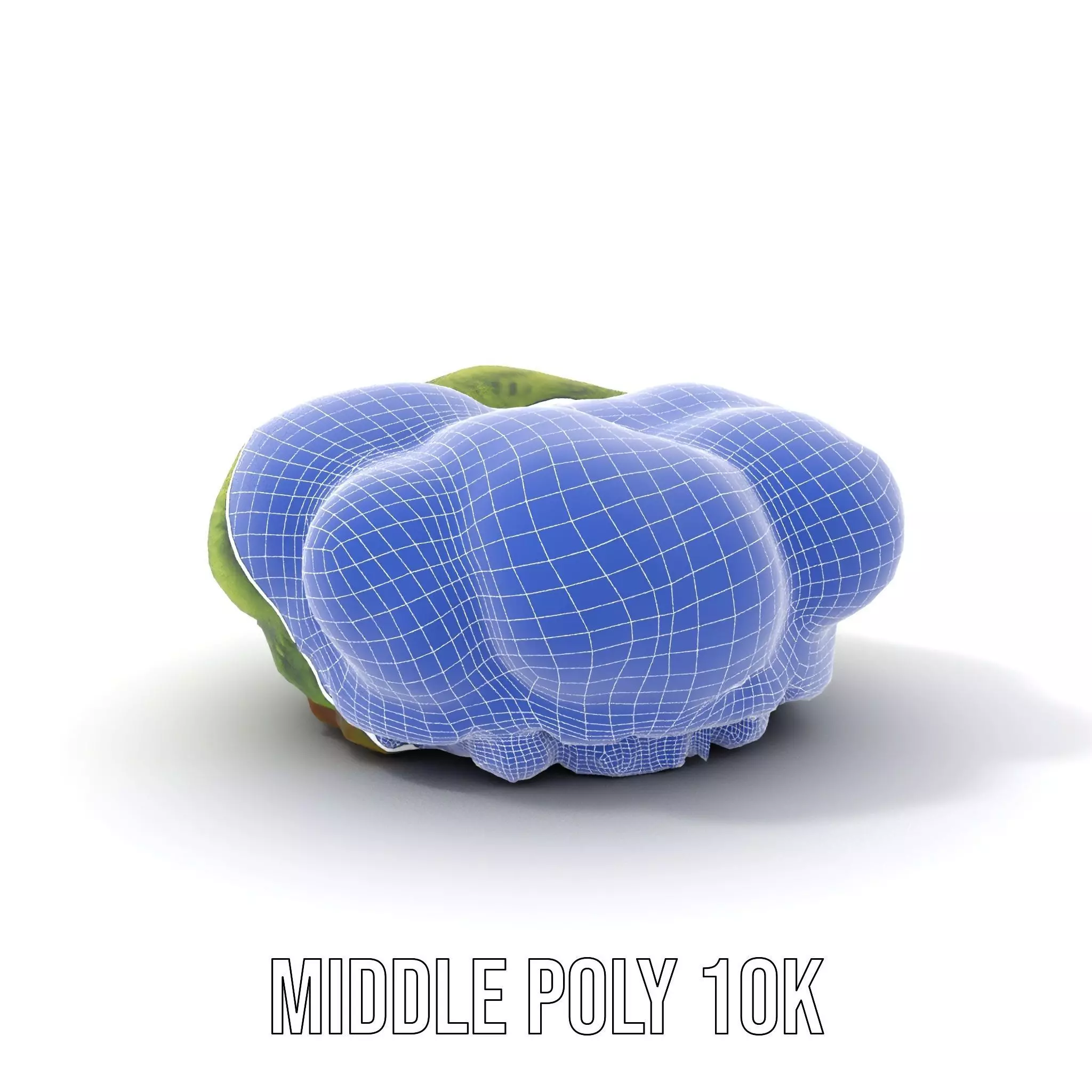 Vibrant Green Moss Clump model pack Low-poly 3D model_29