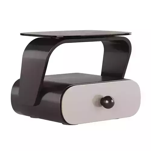 Designer bedside table Cellario 3D model