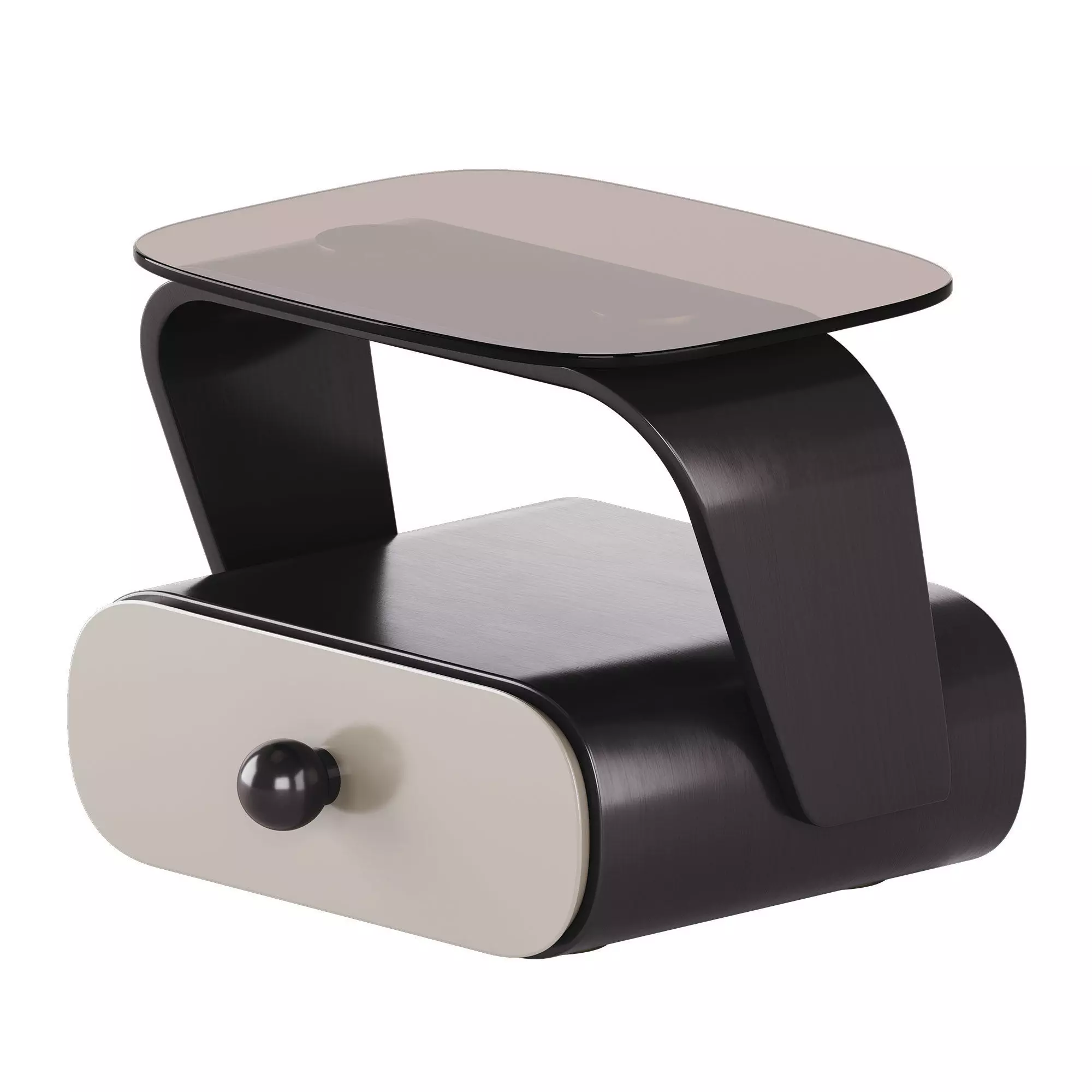 Designer bedside table Cellario 3D model_3