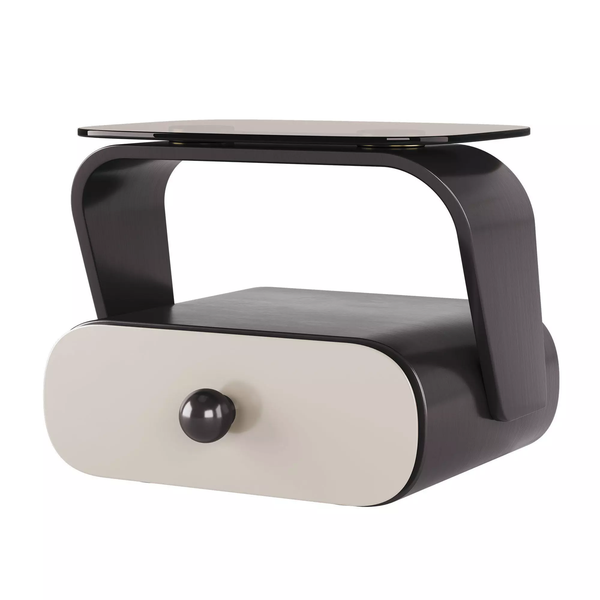 Designer bedside table Cellario 3D model_1