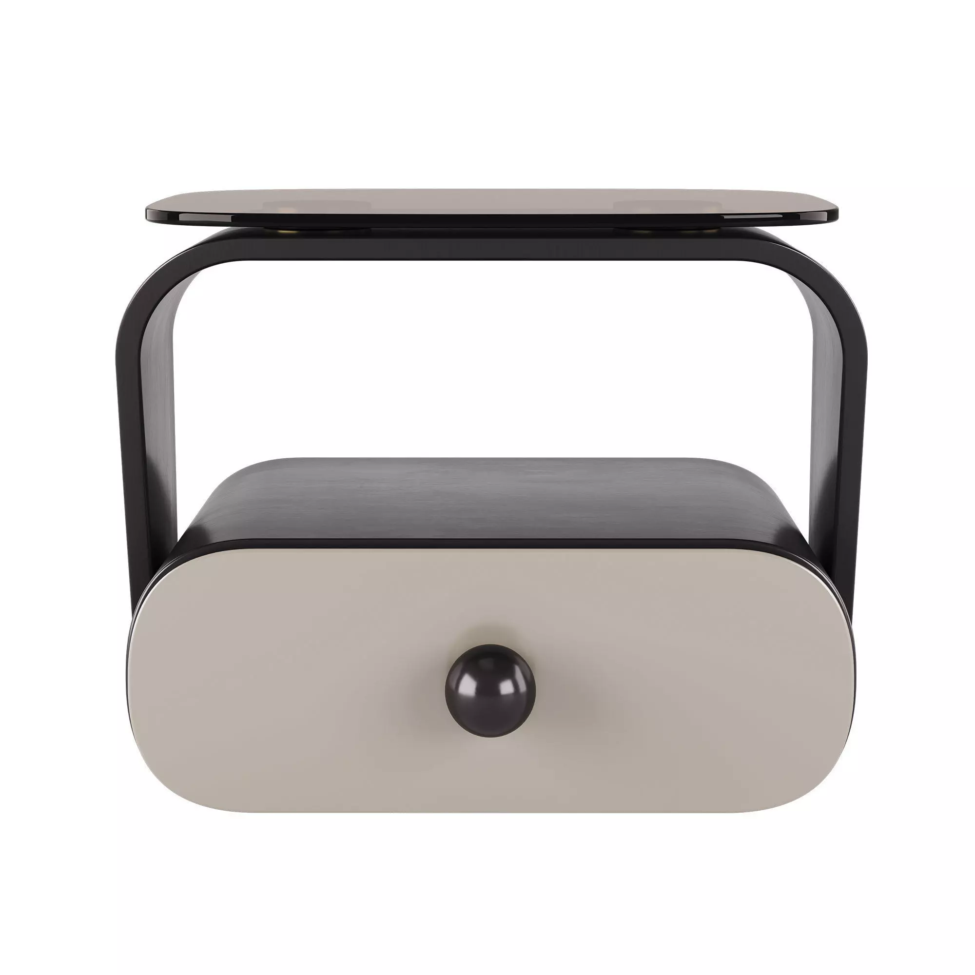 Designer bedside table Cellario 3D model_2