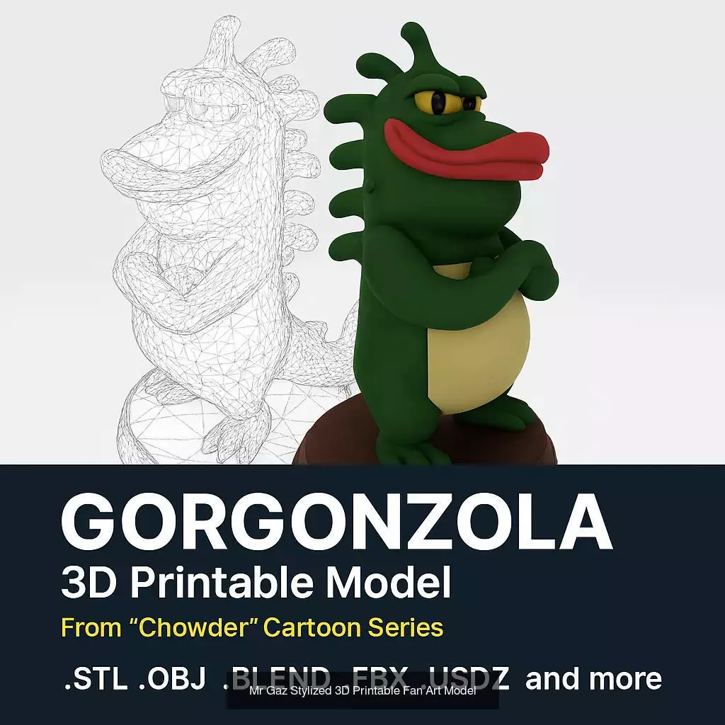 The Ultimate  40 Stylized Models Cute Cartoon 3D Print Pack  3D Model Collection_39