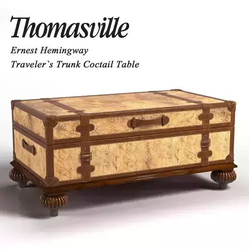 Thomasville Trunk Coctail Table 3D model