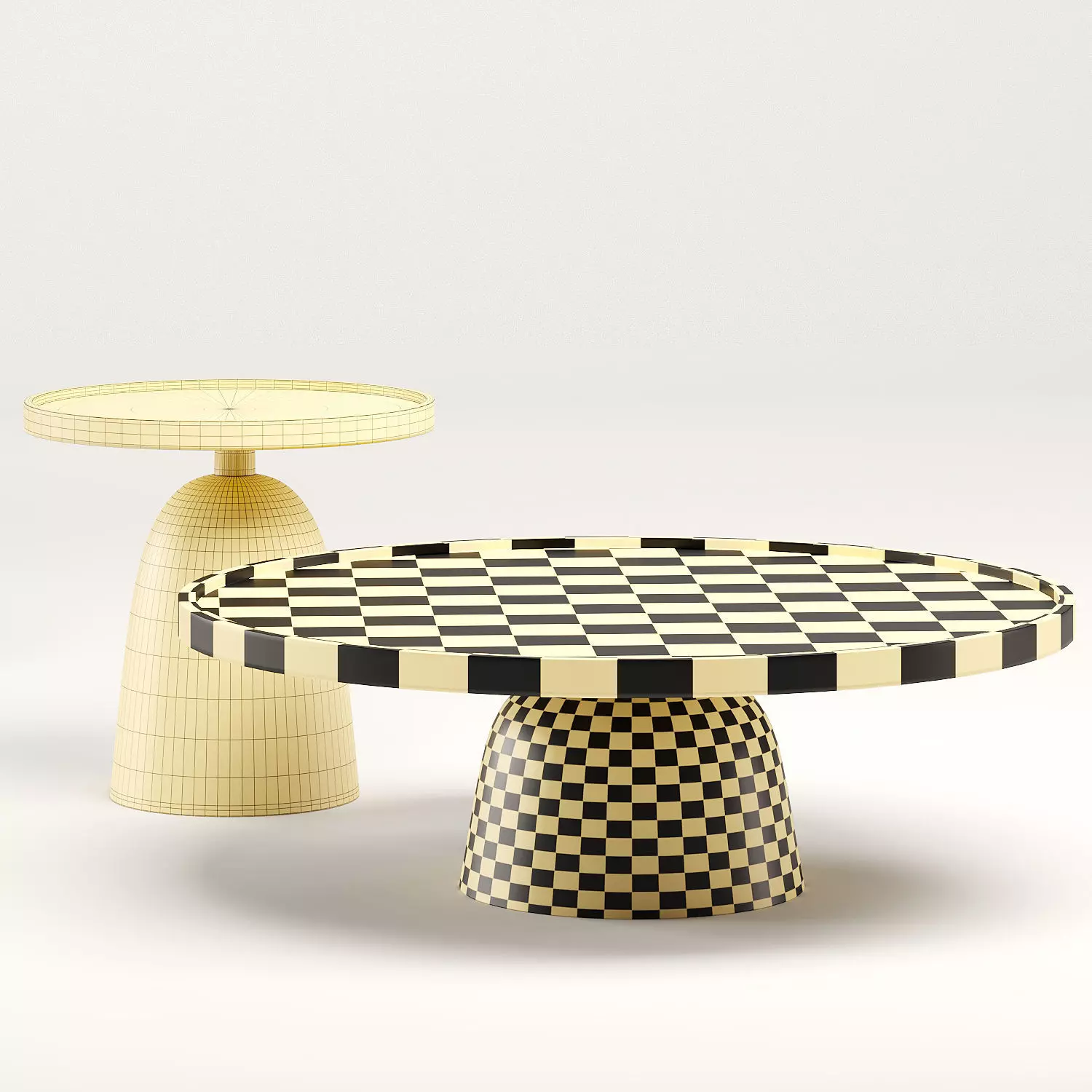 ostro table set 3D model_4