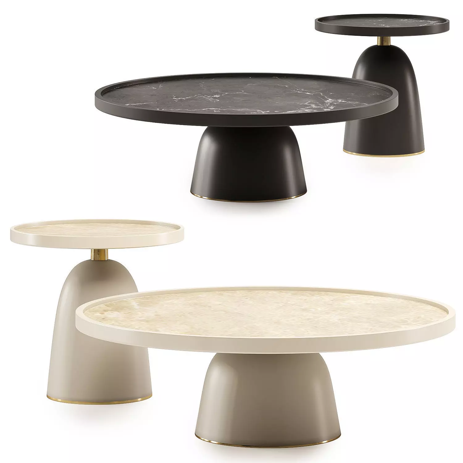 ostro table set 3D model_2