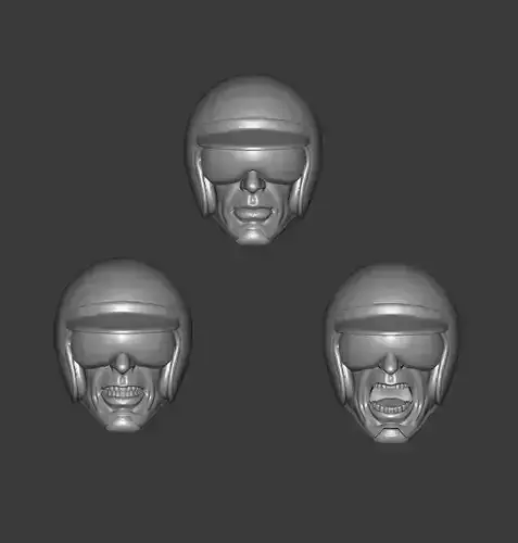 DC GANGBUSTER FROM SUPERMAN EXPRESSIONS 3-PACK HEADSCULPT