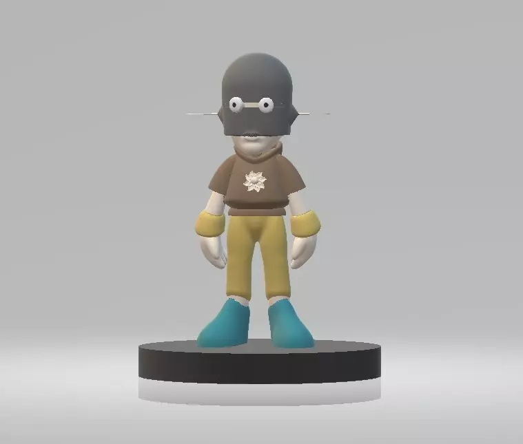 Grimy Bathroom toy 3d printable model  3D print model_0