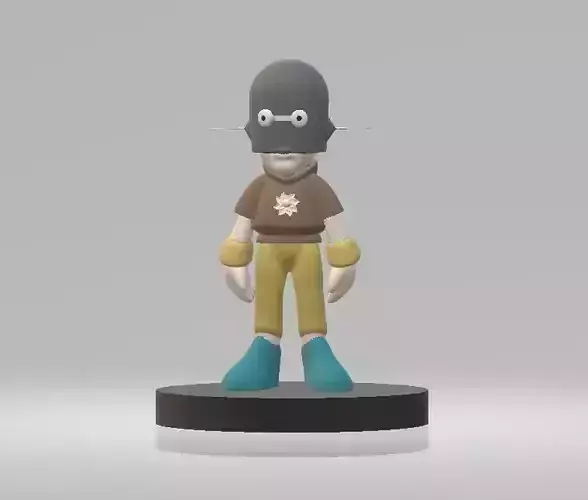 Grimy Bathroom toy 3d printable model 