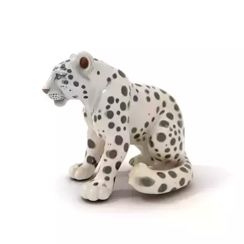 Spotted Snow Leopard model pack Low-poly 3D model