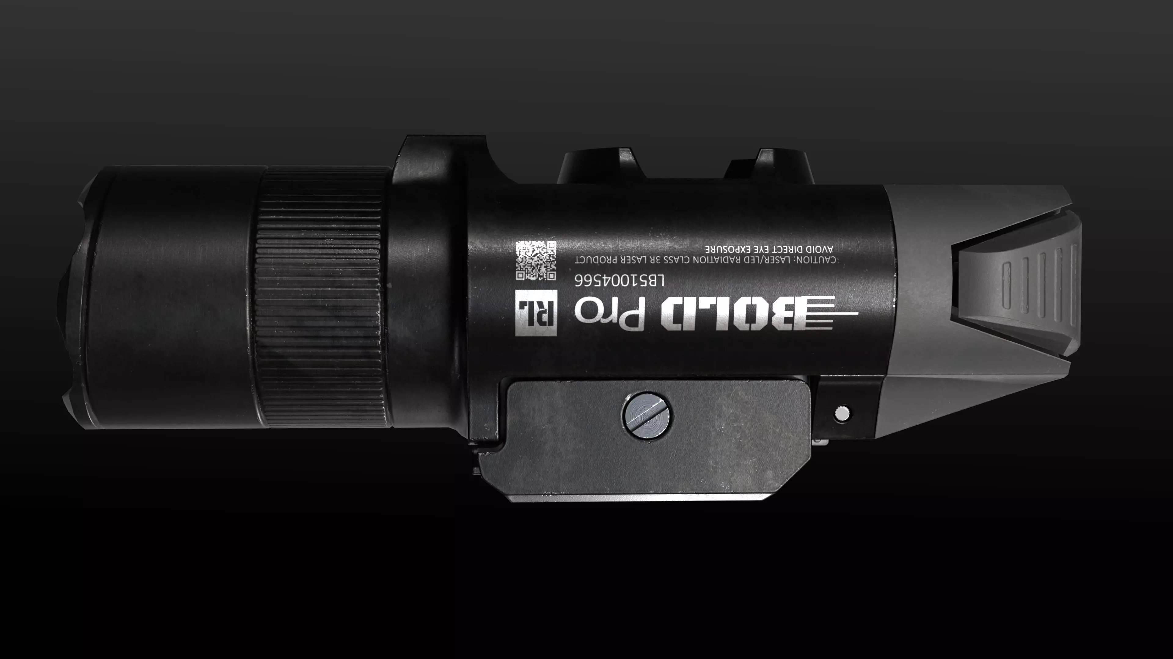 Tactical Flashlight Pro Low-poly 3D model_1