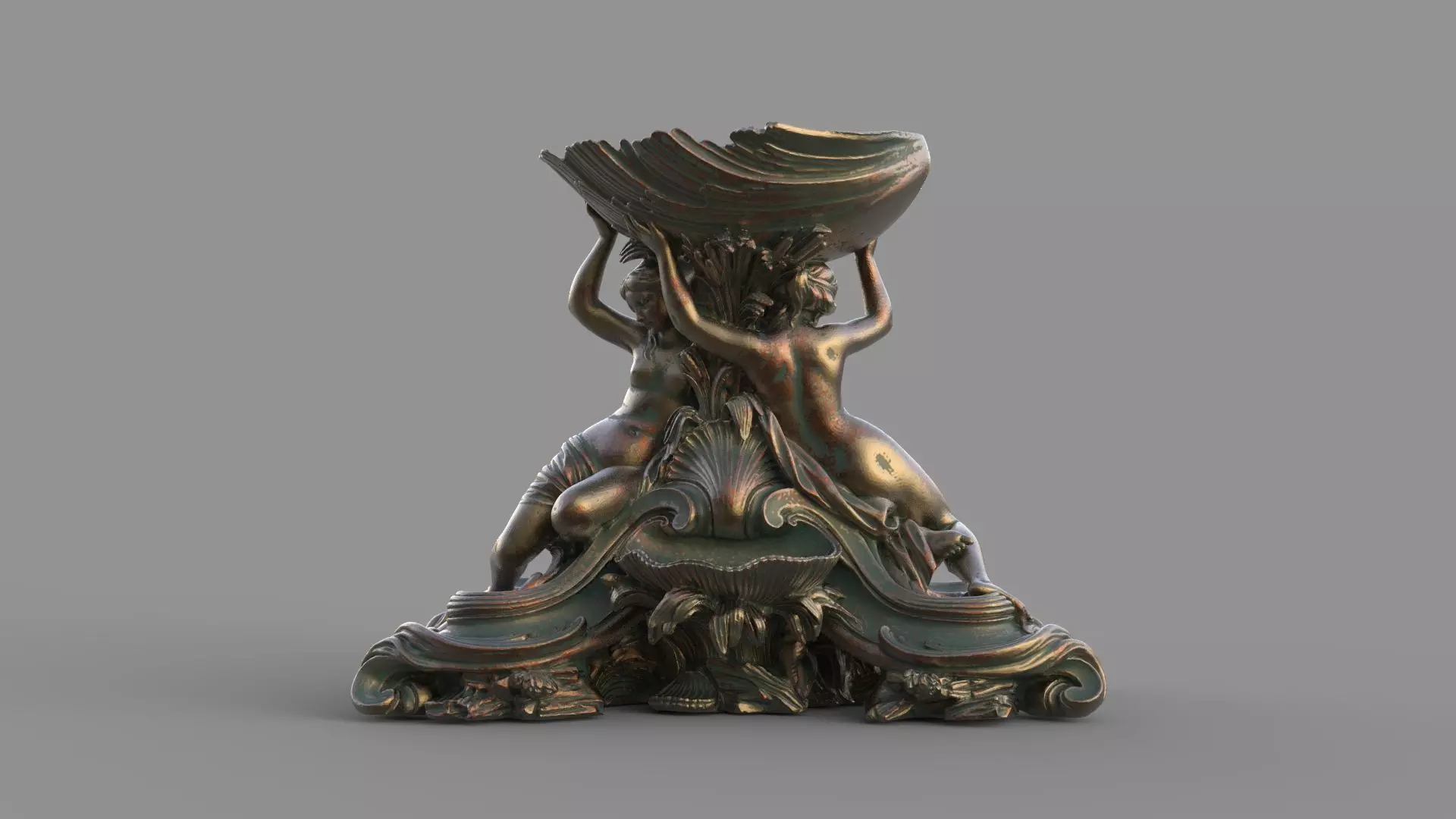 fountain sculpture 3D model