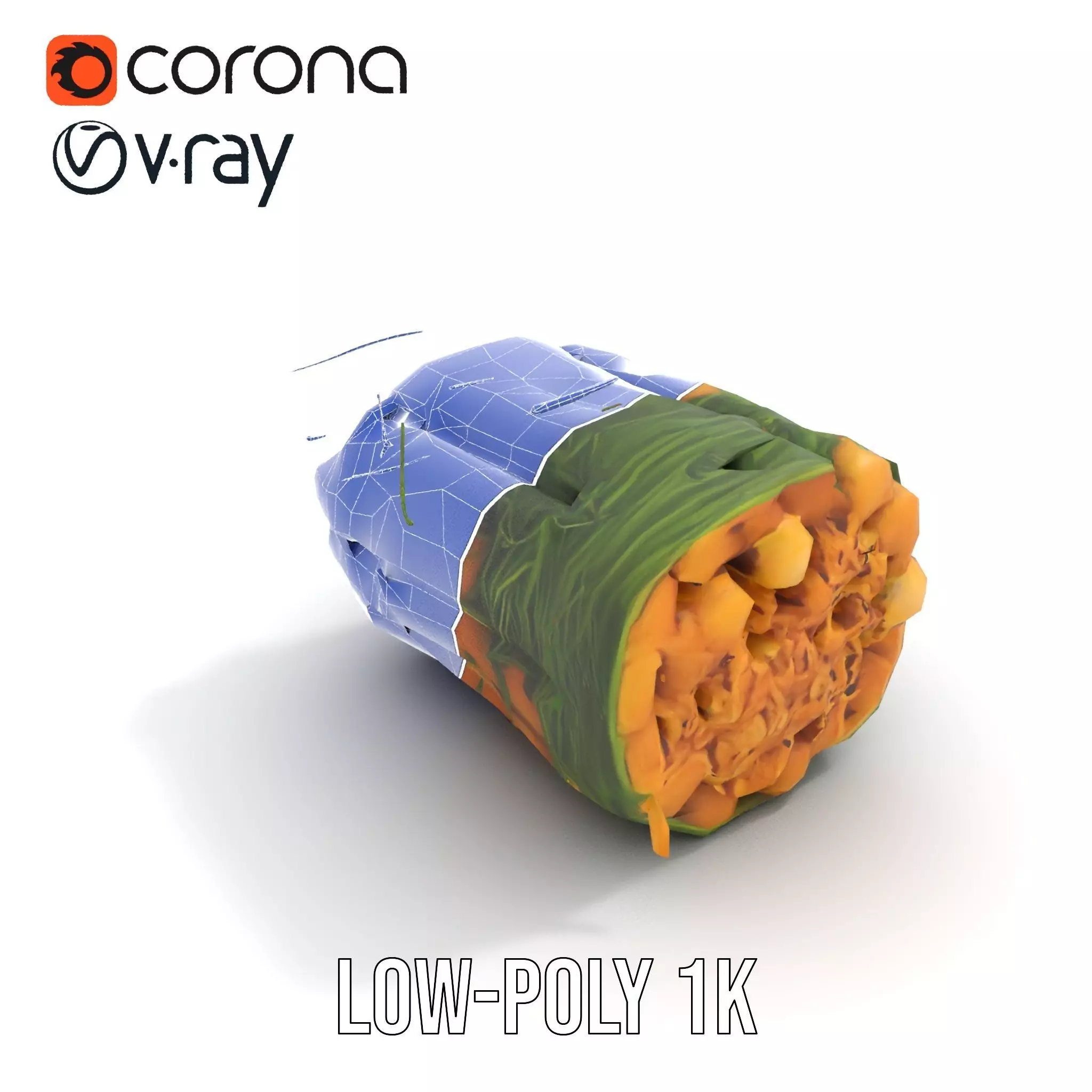 Natural Herb Bundle model pack Low-poly 3D model_28