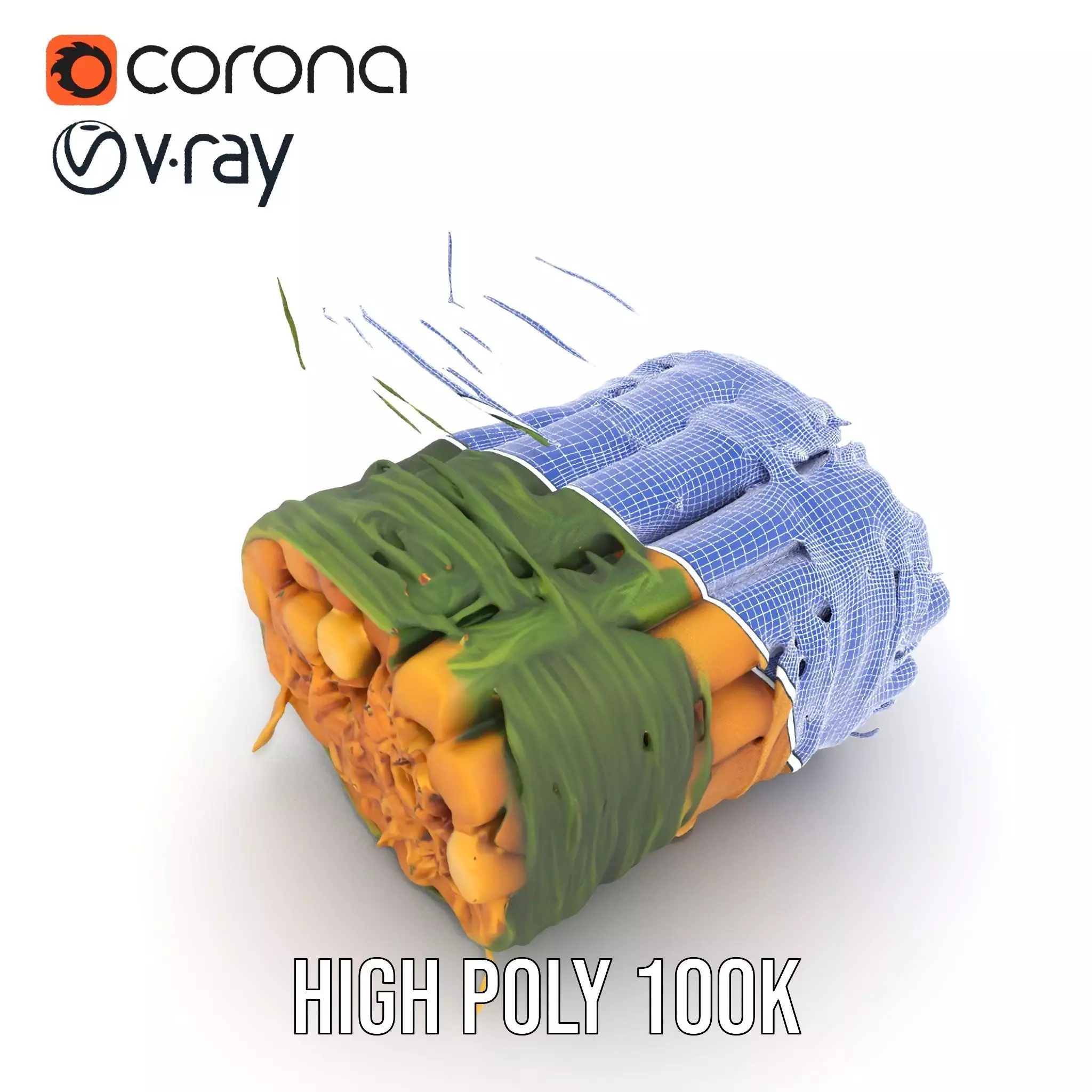 Natural Herb Bundle model pack Low-poly 3D model_33