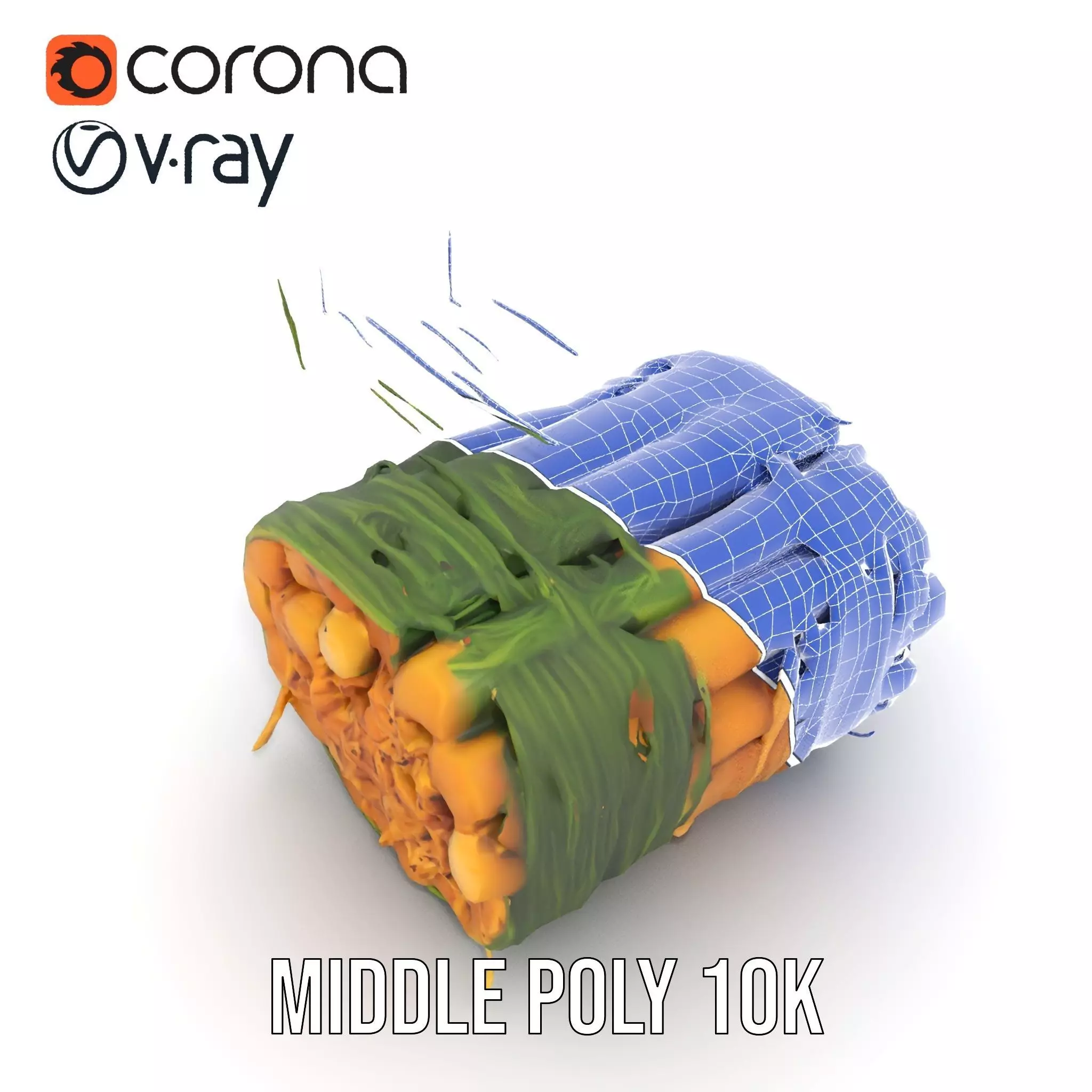 Natural Herb Bundle model pack Low-poly 3D model_30