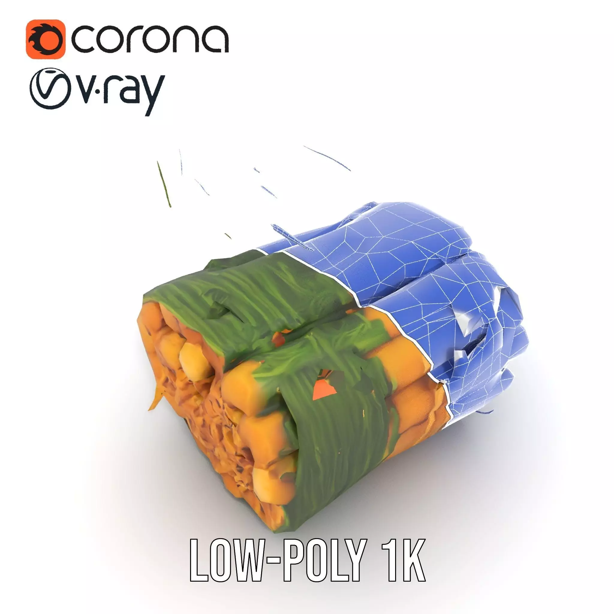 Natural Herb Bundle model pack Low-poly 3D model_9