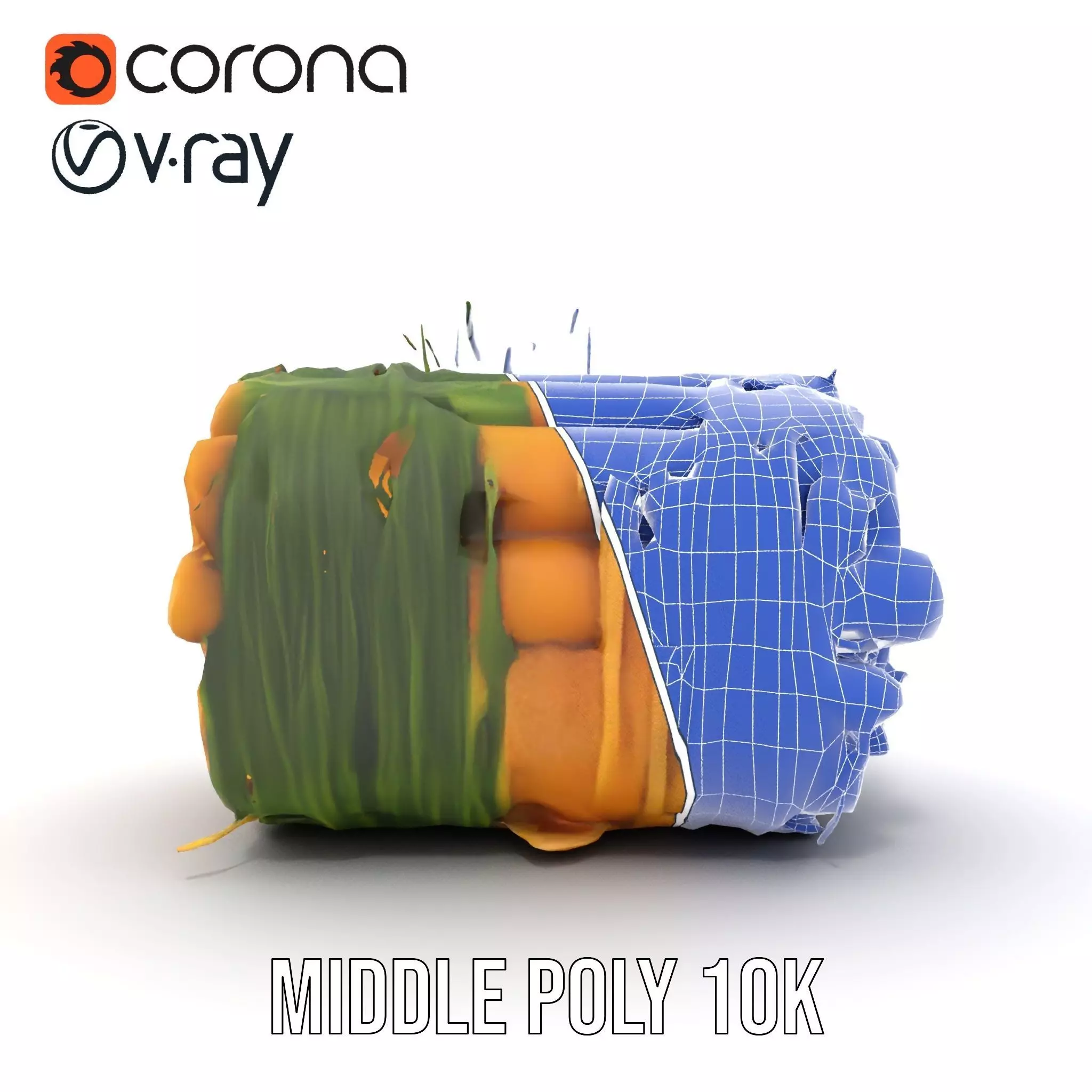 Natural Herb Bundle model pack Low-poly 3D model_21