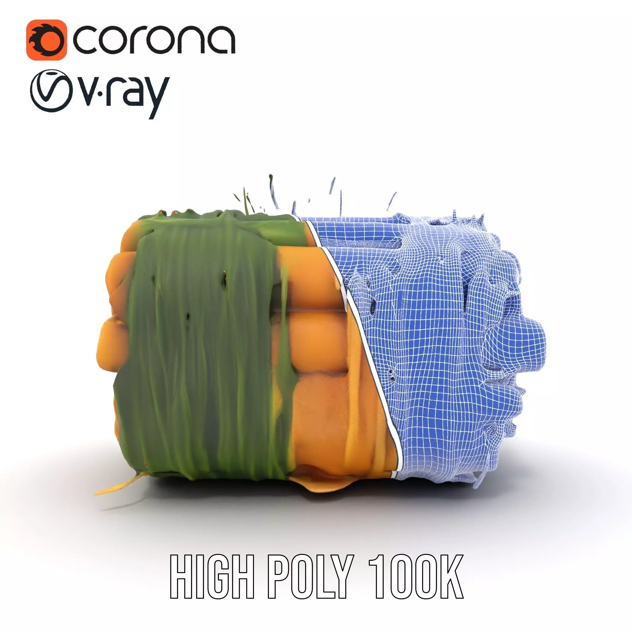 Natural Herb Bundle model pack Low-poly 3D model_34