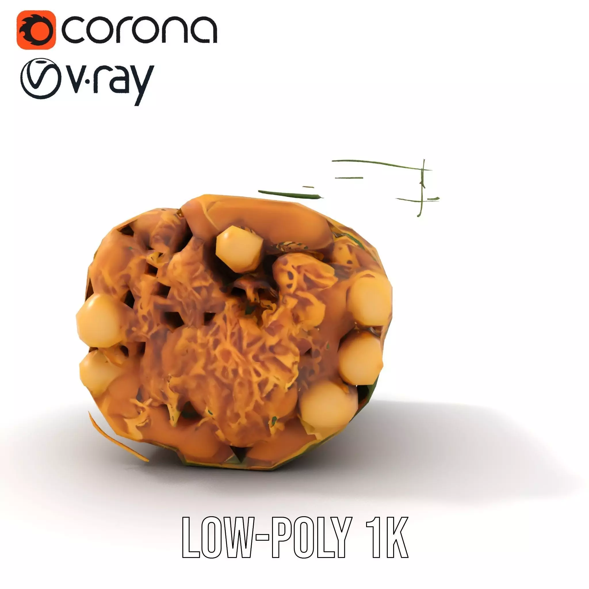 Natural Herb Bundle model pack Low-poly 3D model_16