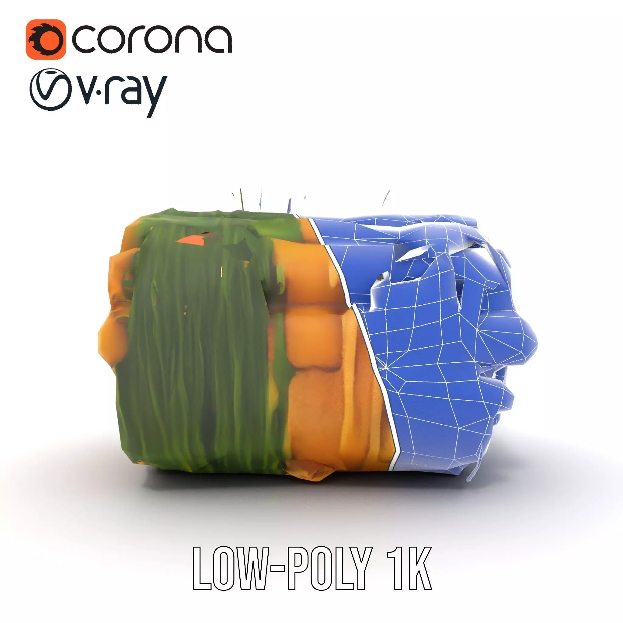 Natural Herb Bundle model pack Low-poly 3D model_31