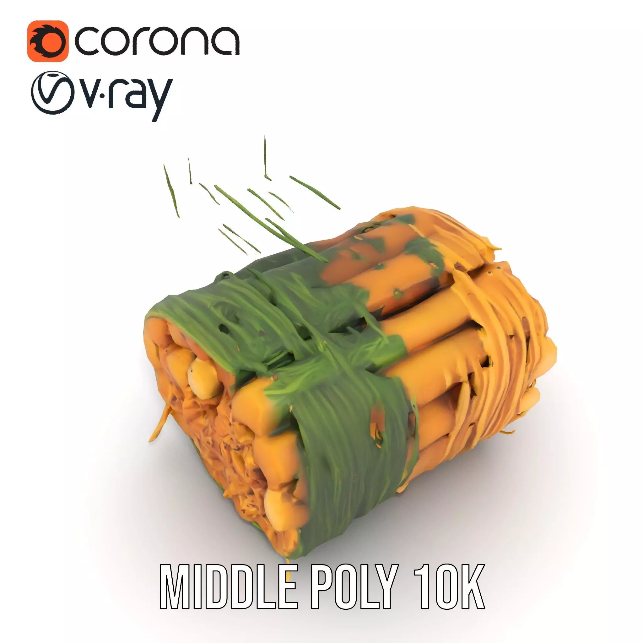 Natural Herb Bundle model pack Low-poly 3D model_15