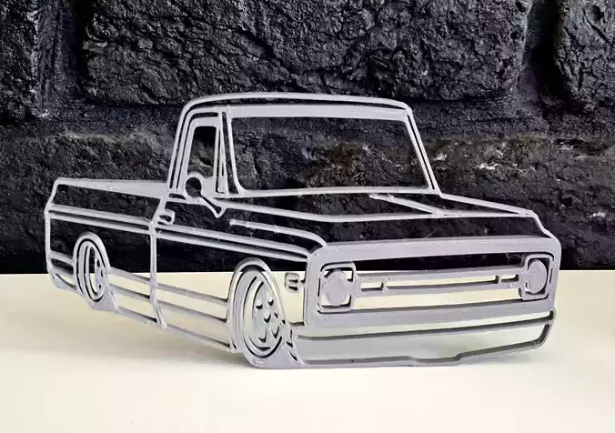 C10  chevy wall art