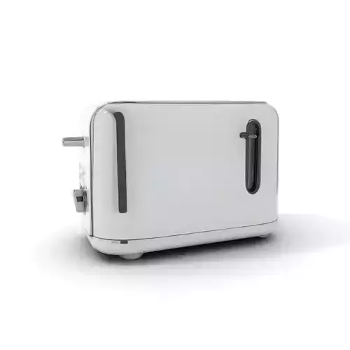 Sleek Chrome Toaster model pack Low-poly 3D model