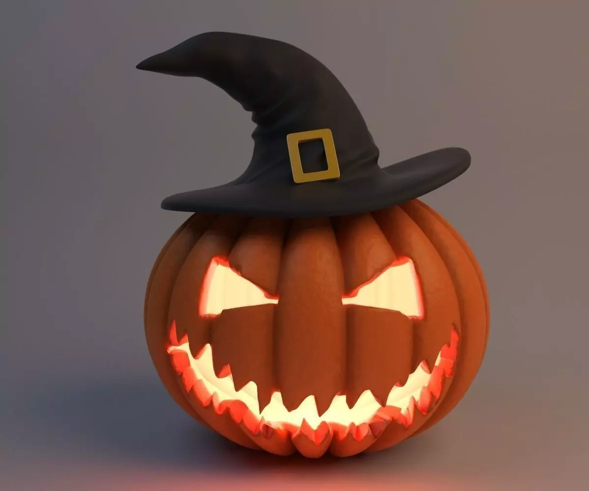 Helloween pumpkin 3D model_0