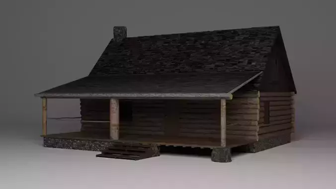 Forest Cabin with Porch