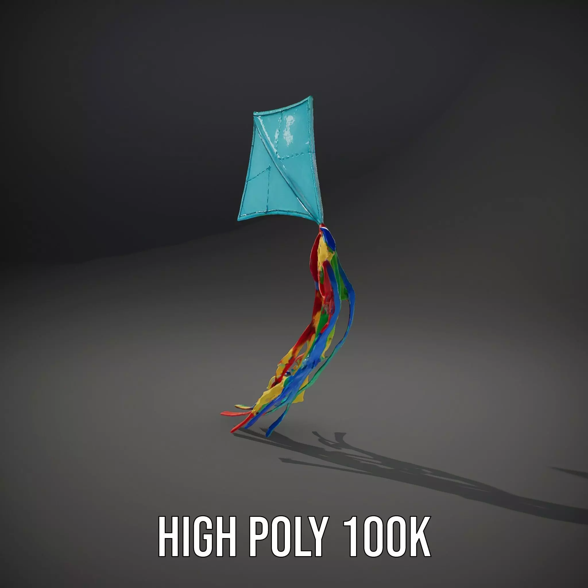 Vivid Sky Kite model pack Low-poly 3D model_10
