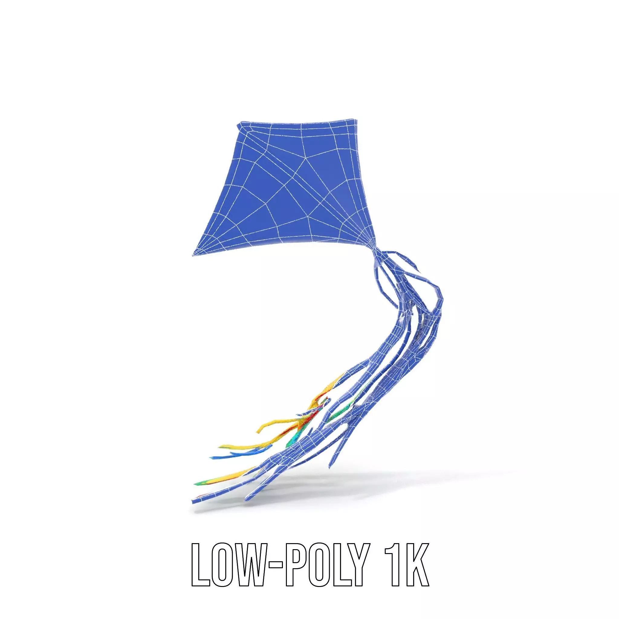 Vivid Sky Kite model pack Low-poly 3D model_16