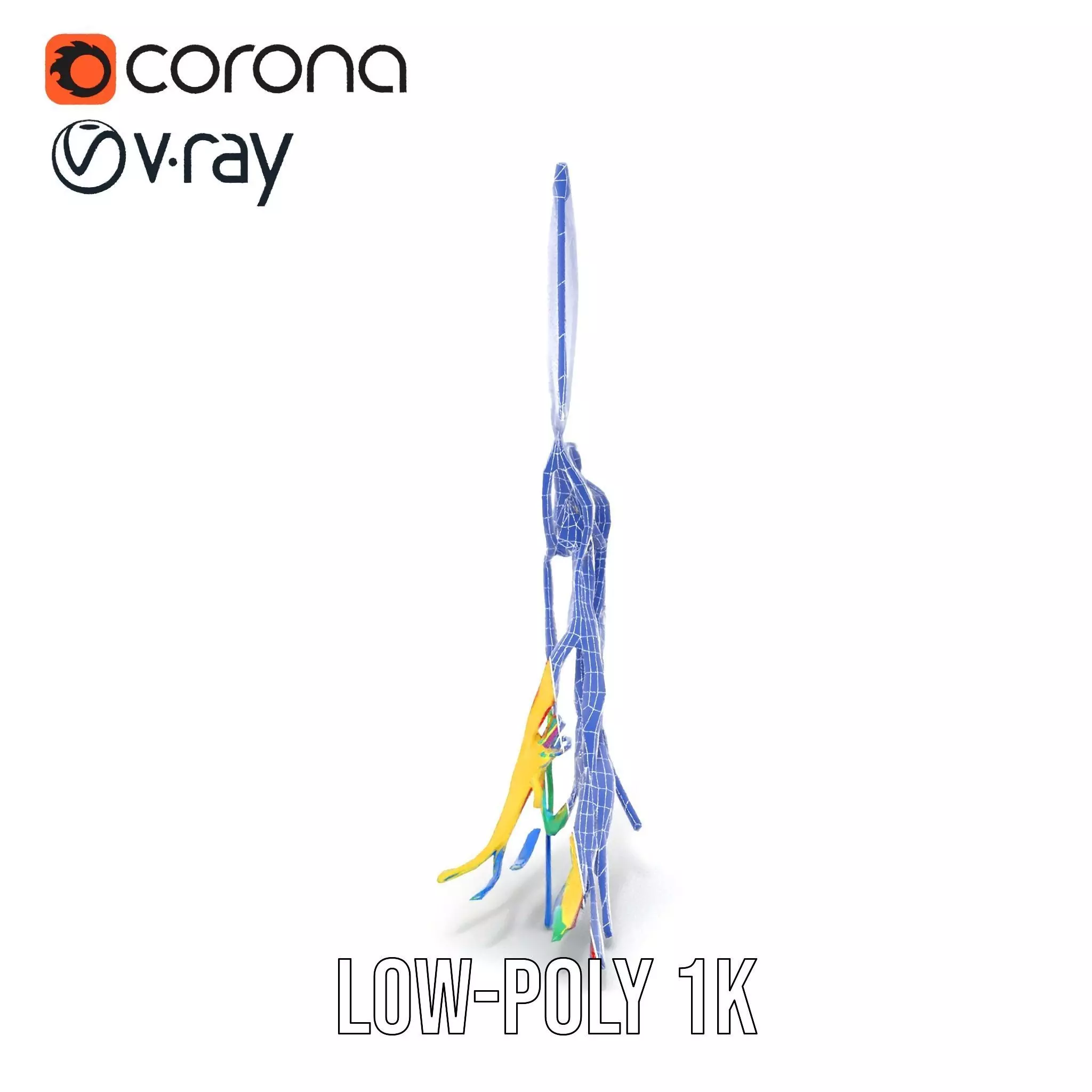 Vivid Sky Kite model pack Low-poly 3D model_28