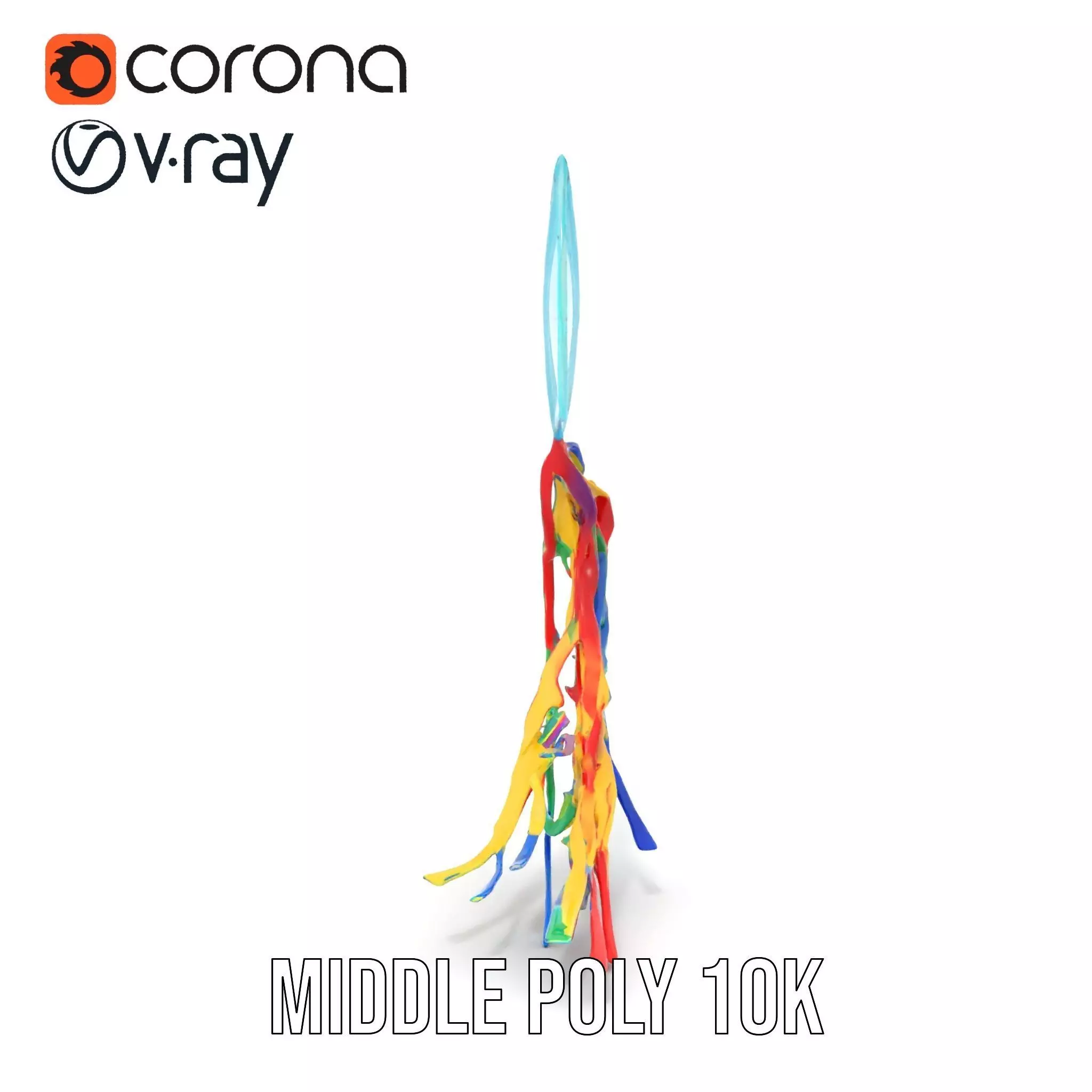 Vivid Sky Kite model pack Low-poly 3D model_11