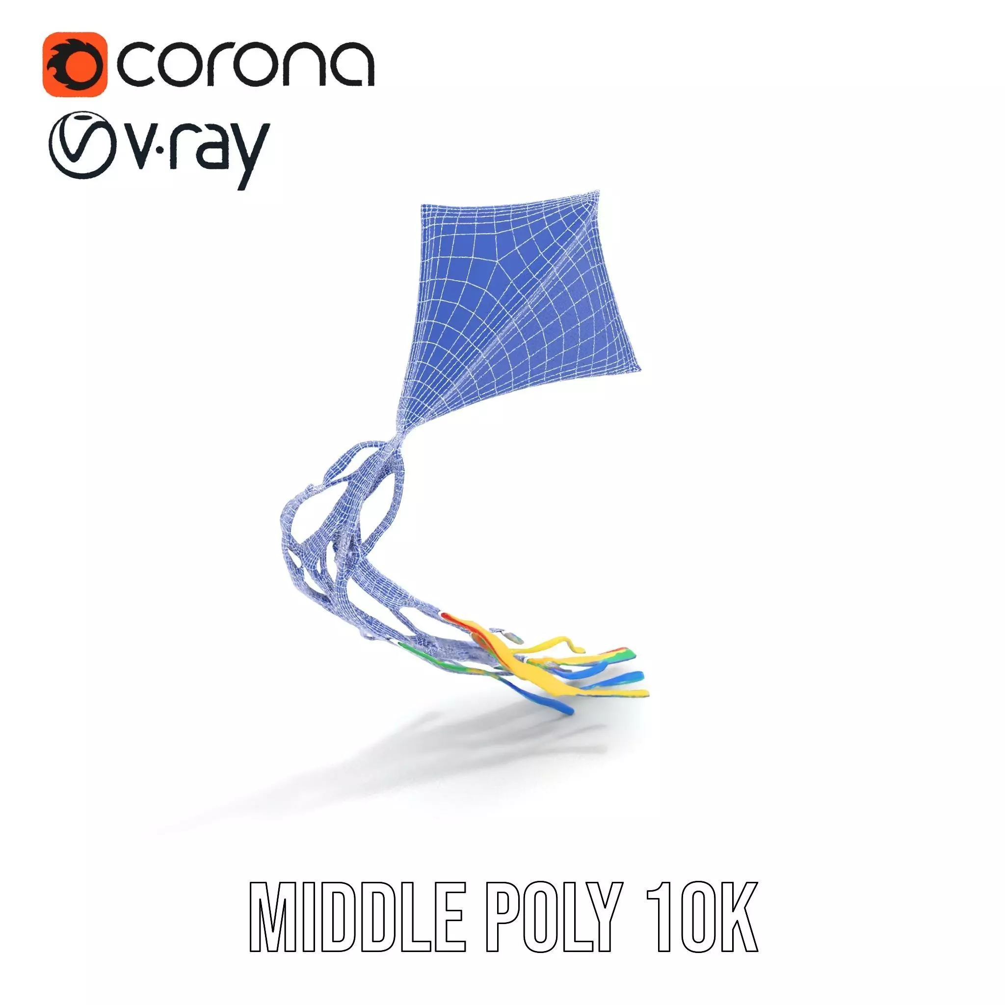 Vivid Sky Kite model pack Low-poly 3D model_18